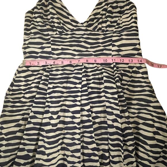 Jack ~ Navy and Cream Dress ~ Fully Lined ~ size M ~ NWT - Picture 9 of 10